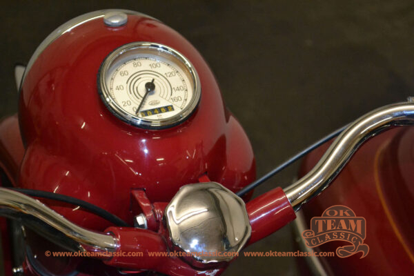 Jawa 350 Perak with Velorex sidecar